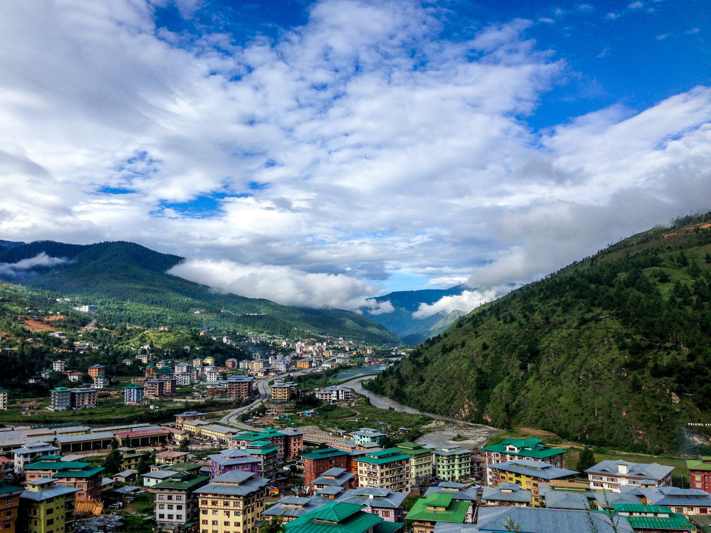 Haa Valley landscape in Bhutan